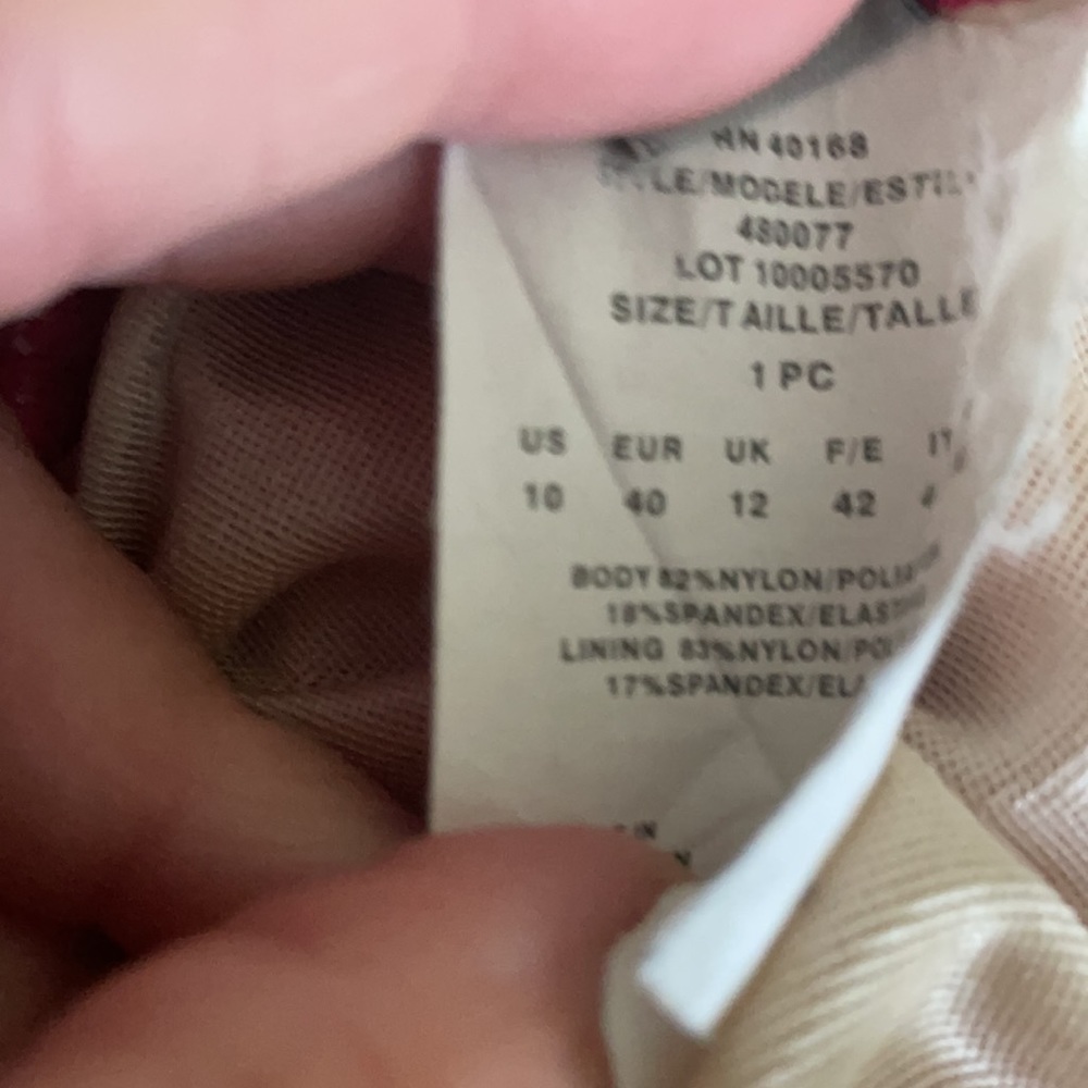 Gorgeous INC size 10 one piece bathing suit. - Picture 7 of 8